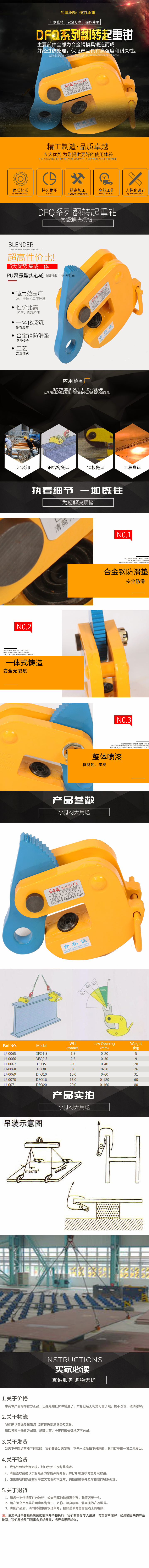 DFQ型翻轉(zhuǎn)鉗